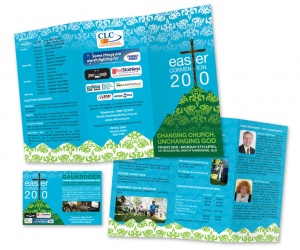 Brochure and magazine advert for Mt Tambourine Easter Convention 2010